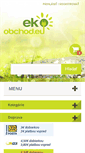 Mobile Screenshot of ekoobchod.eu